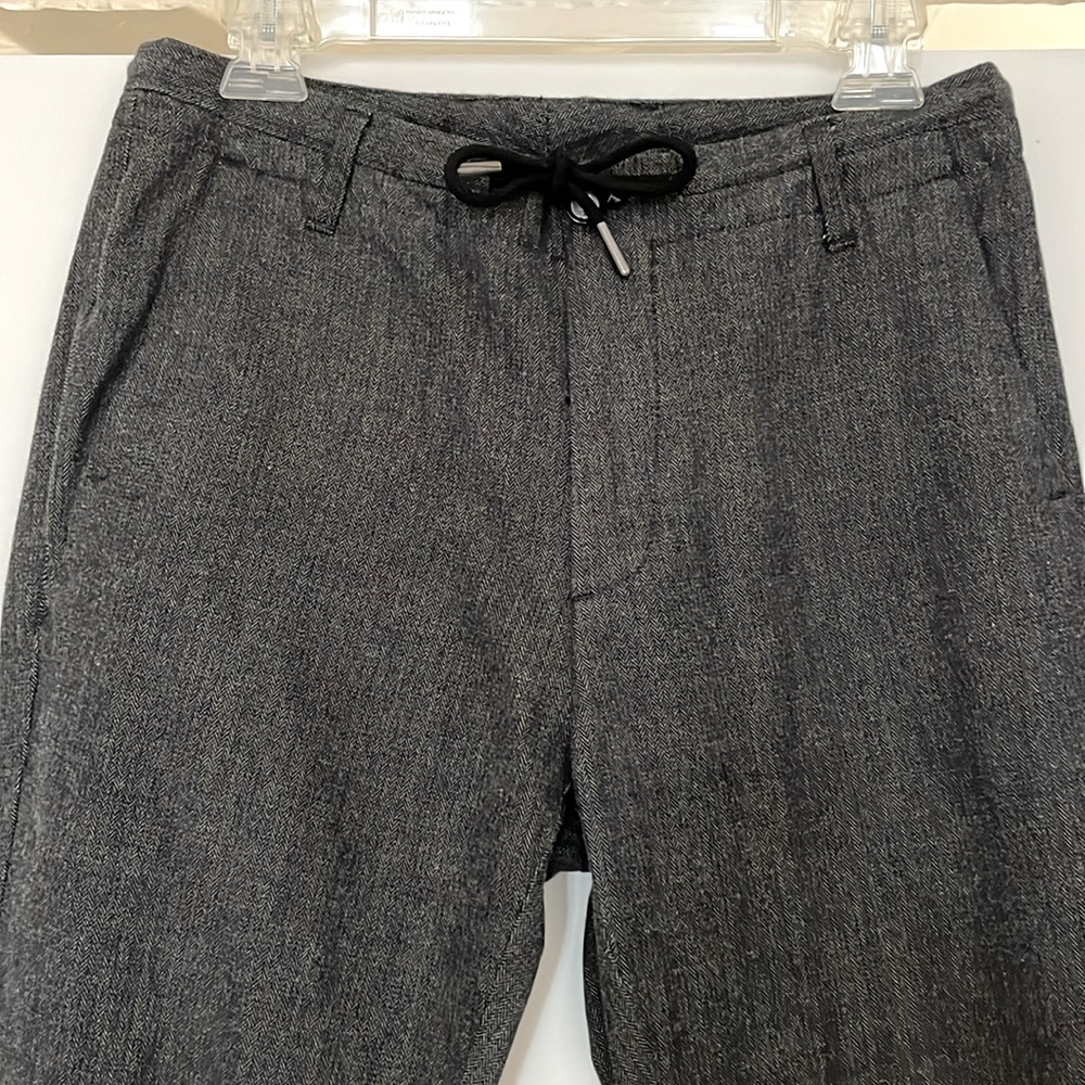 Massimo Dutti herringbone jogger pants